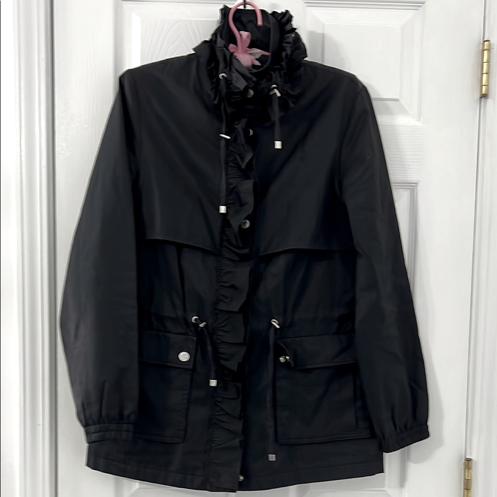Vintage Betsey Johnson ruffle parka